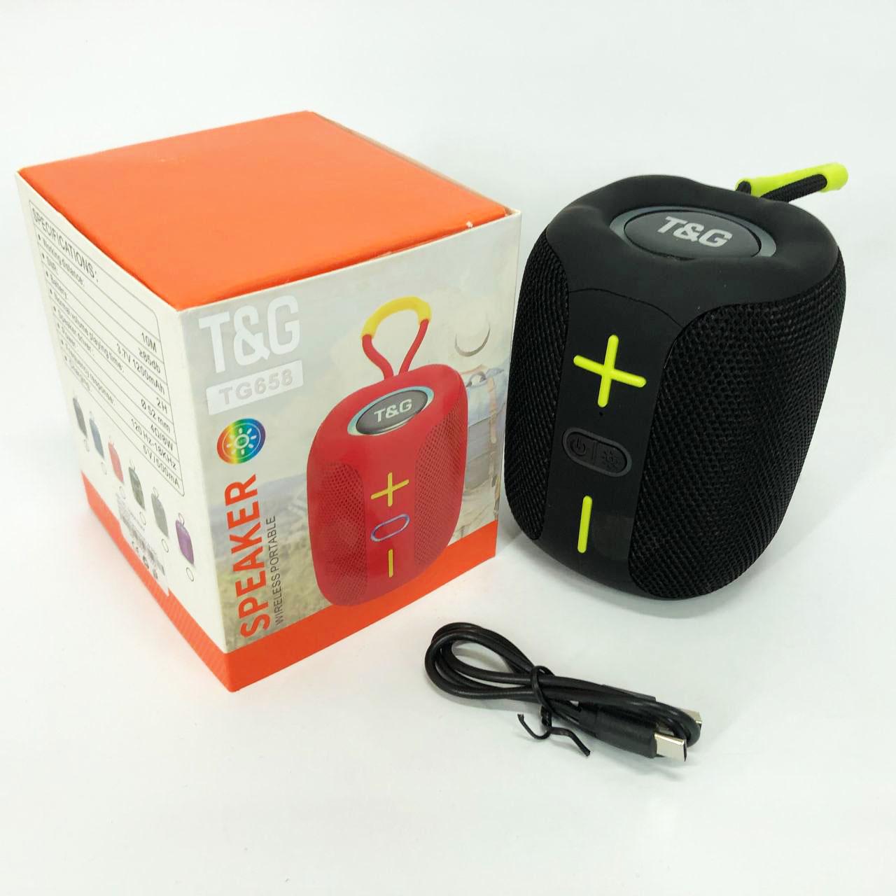 Колонка портативна TG658 8W з RGB підсвічуванням Чорний - фото 15 Колонка портативна TG658 8W з RGB підсвічуванням Чорний - фото 15