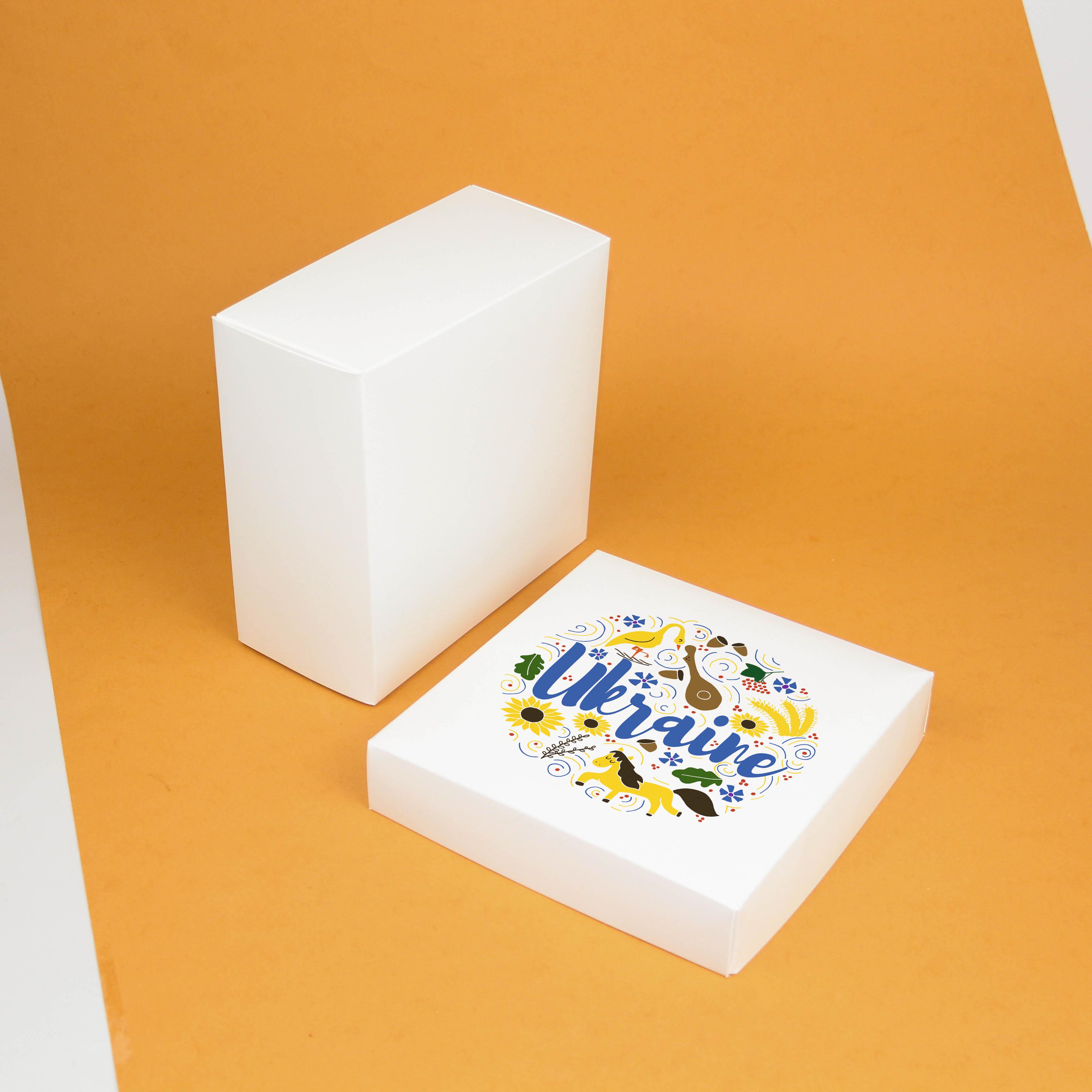 Коробка подарункова з українським орнаментом 195х195х97 мм 5 шт. - фото 4 Коробка подарункова з українським орнаментом 195х195х97 мм 5 шт. - фото 4