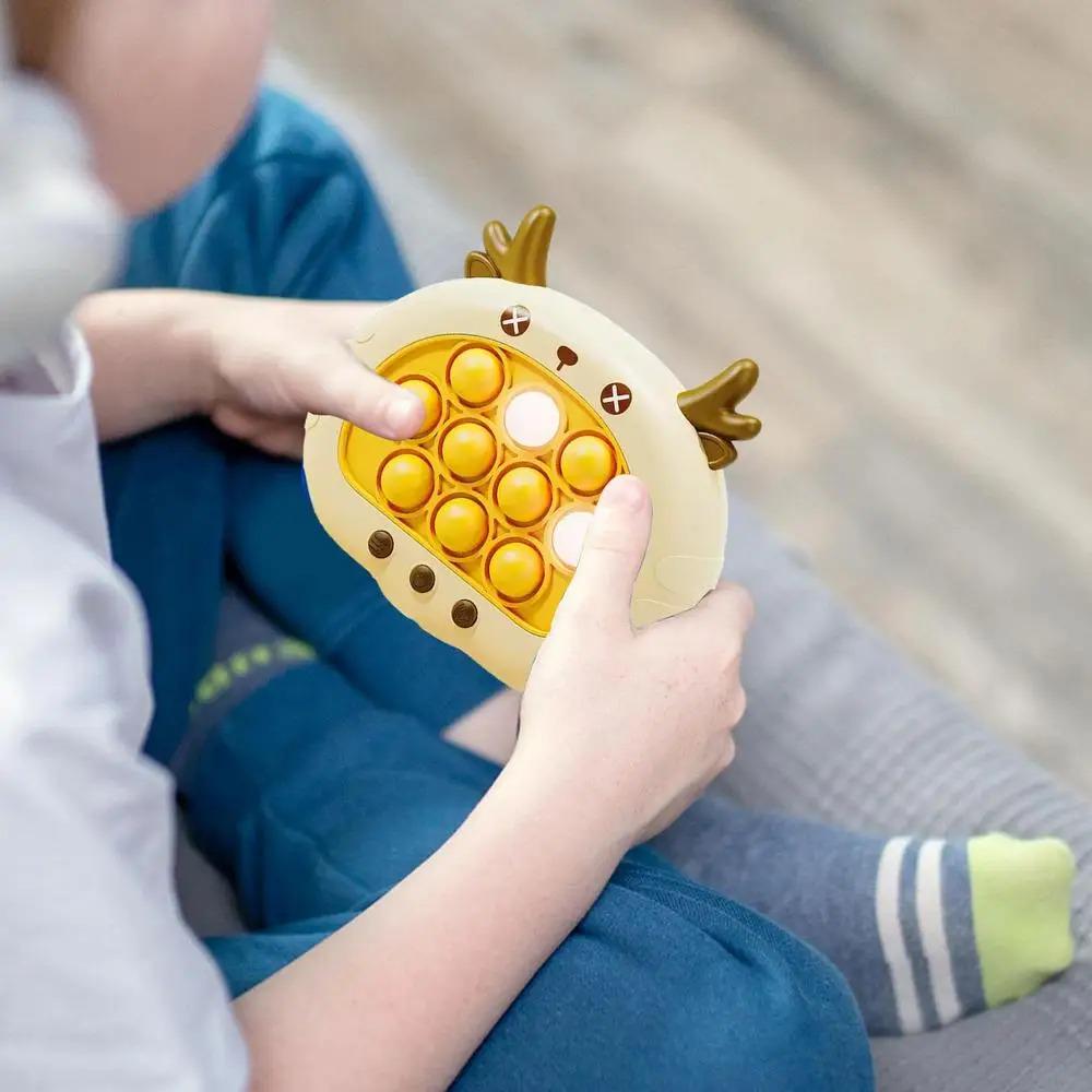 Интерактивная игрушка Quick Push Game Pop It Deer Brown (13449385) - фото 4