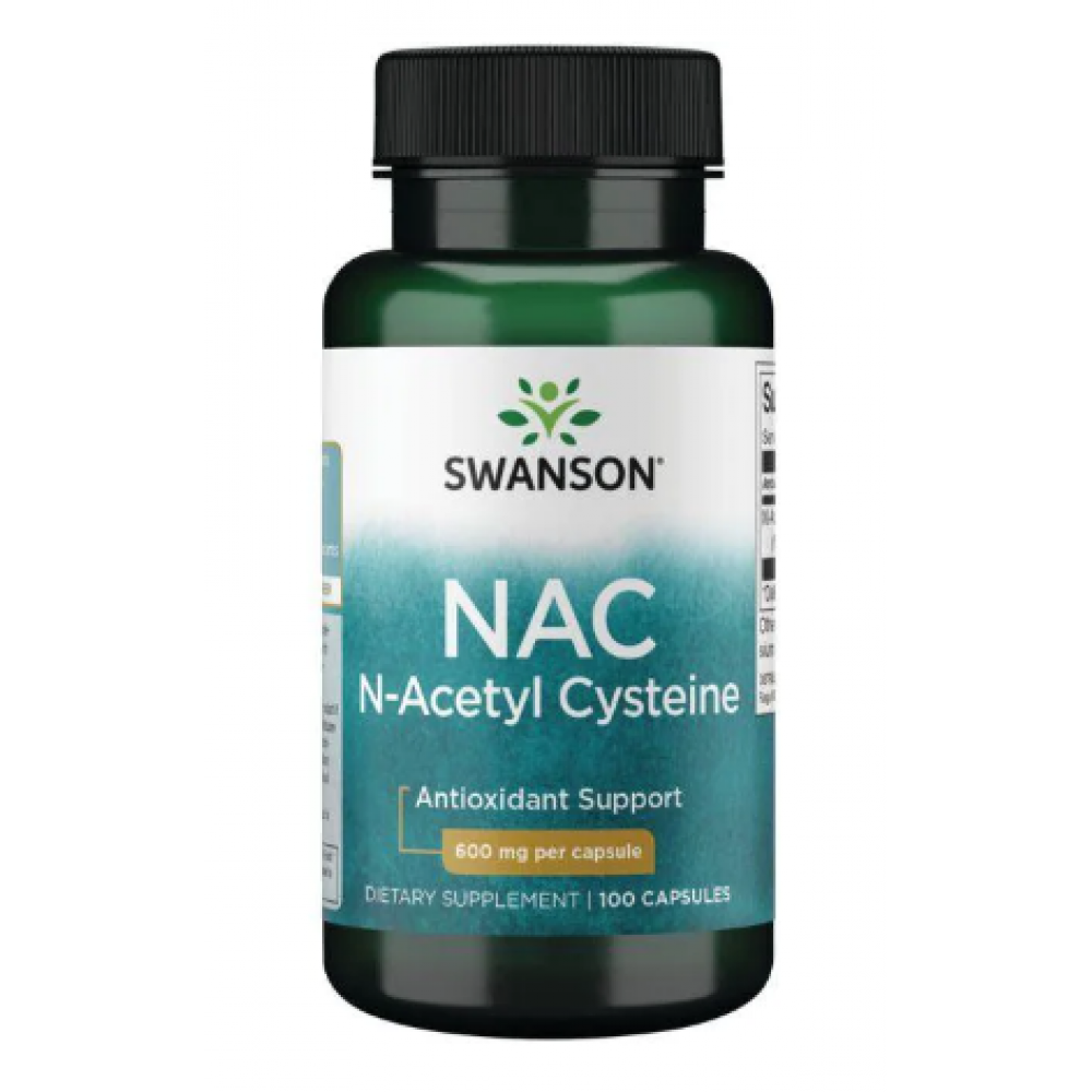 Витамин N-Acetyl Cysteine ​​600мг 100 капс. (100-94-6677793-20)