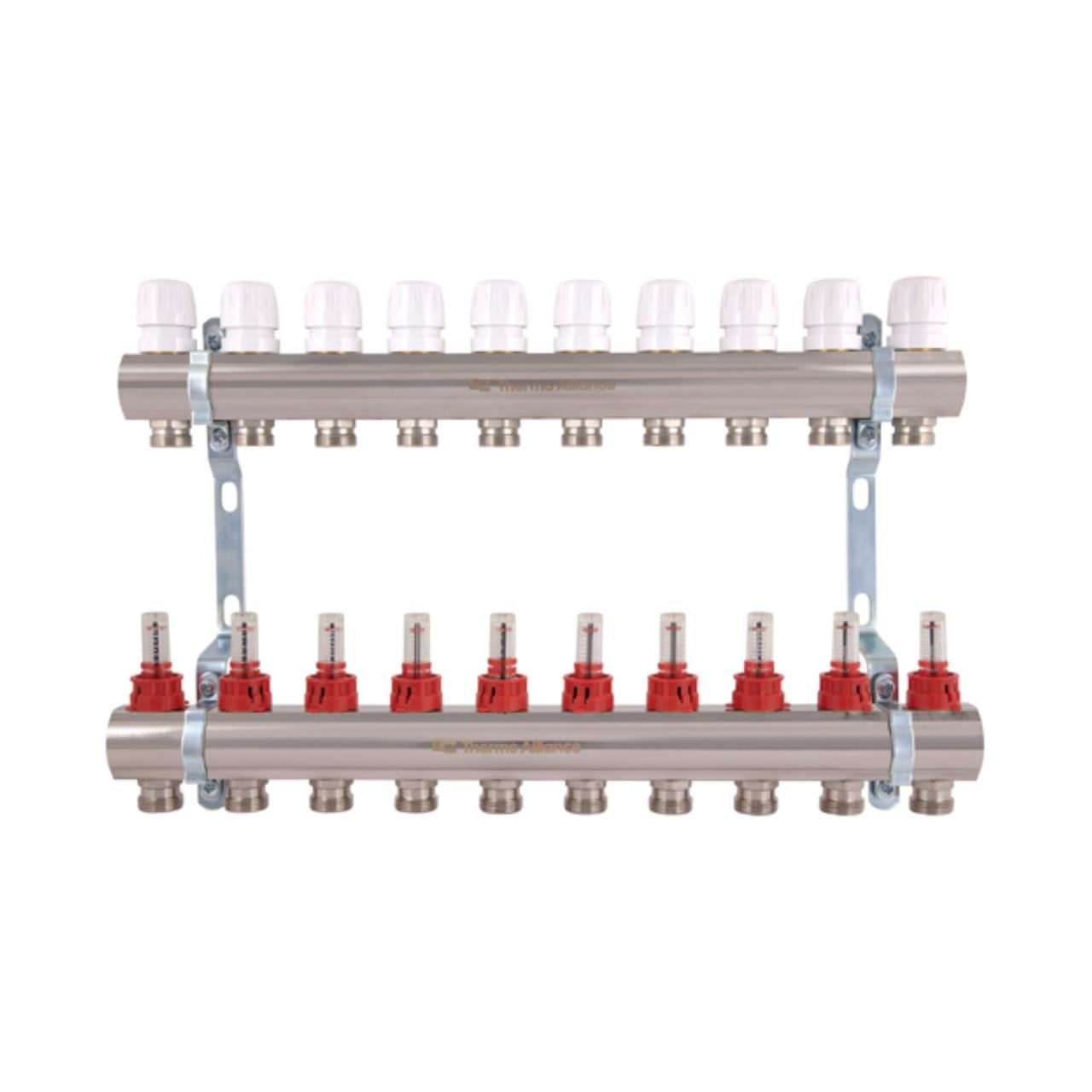Коллектор с расходомерами Thermo Alliance Standart 1" 10 выходов (SD235W10)