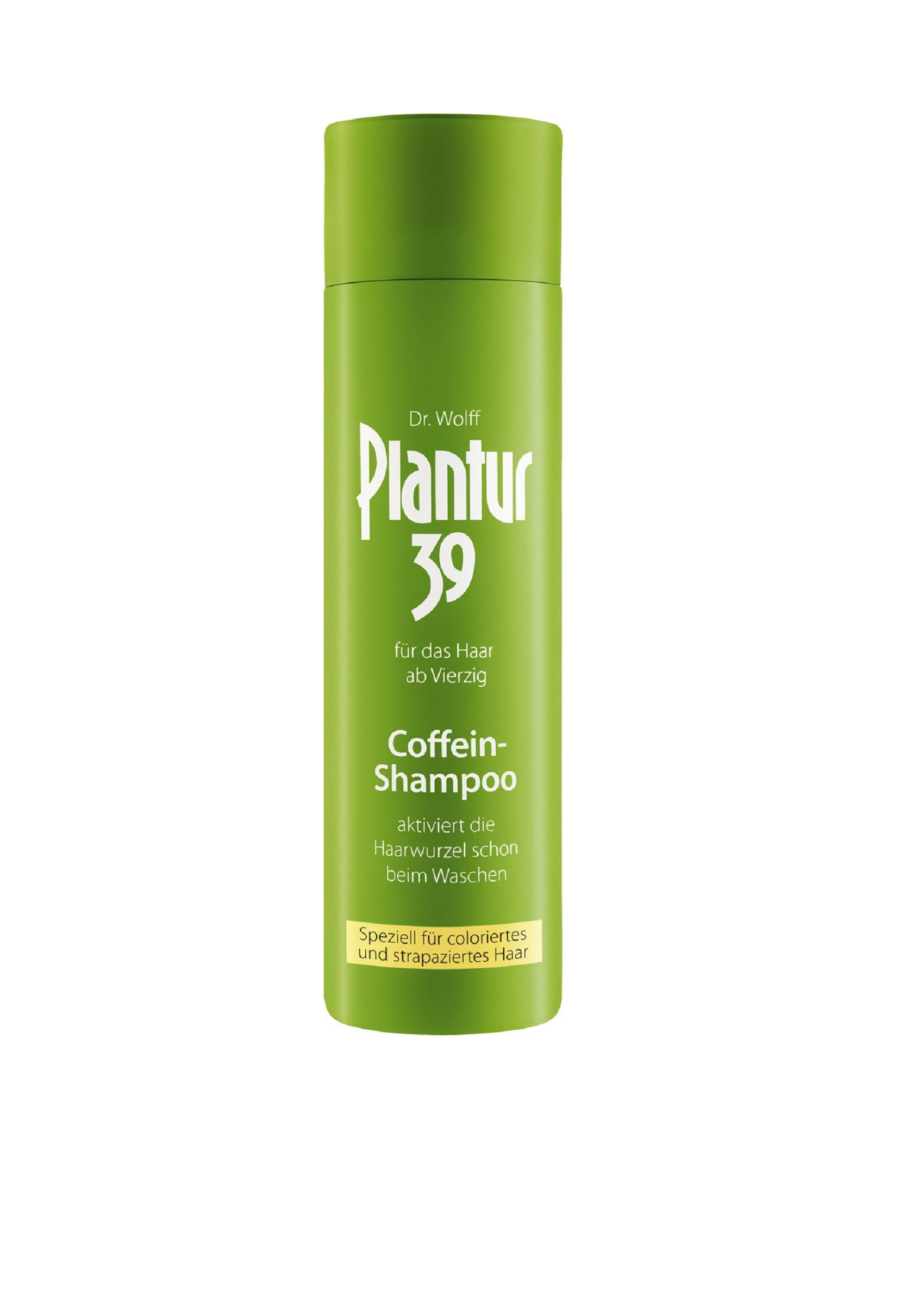 Шампунь жіночий від випадіння волосся Plantur 39 Phyto-Coffein-Shampoo з фіто-кофеїном для пошкодженого та фарбованого волосся 250 мл (70185)