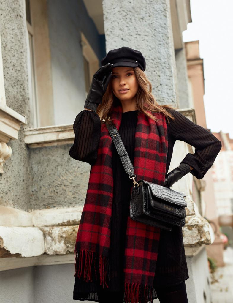 Шарф жіночий Diverse TARTANIA Червоно-синій (5902598521194) Шарф жіночий Diverse TARTANIA Червоно-синій (5902598521194)