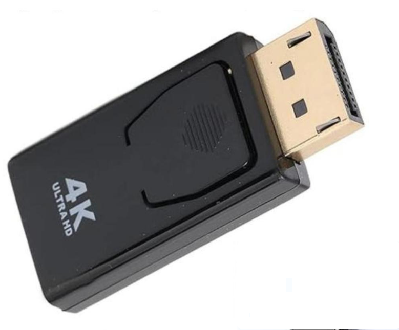 Переходник-конвертер DisplayPort to HDMI 4K 1080P адаптер для передачи видеосигнала на ПК/ноутбук/проектор HDTV 7х2,3х1,9 см Черный (102435761)