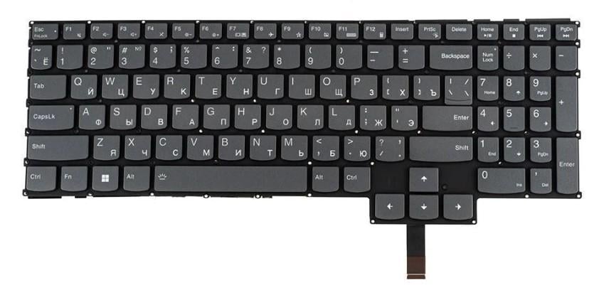 Клавиатура для ноутбука Lenovo IdeaPad Gaming 3-15 series rus без кадра/подсветка клавиш RGB Per-key Black (183261)