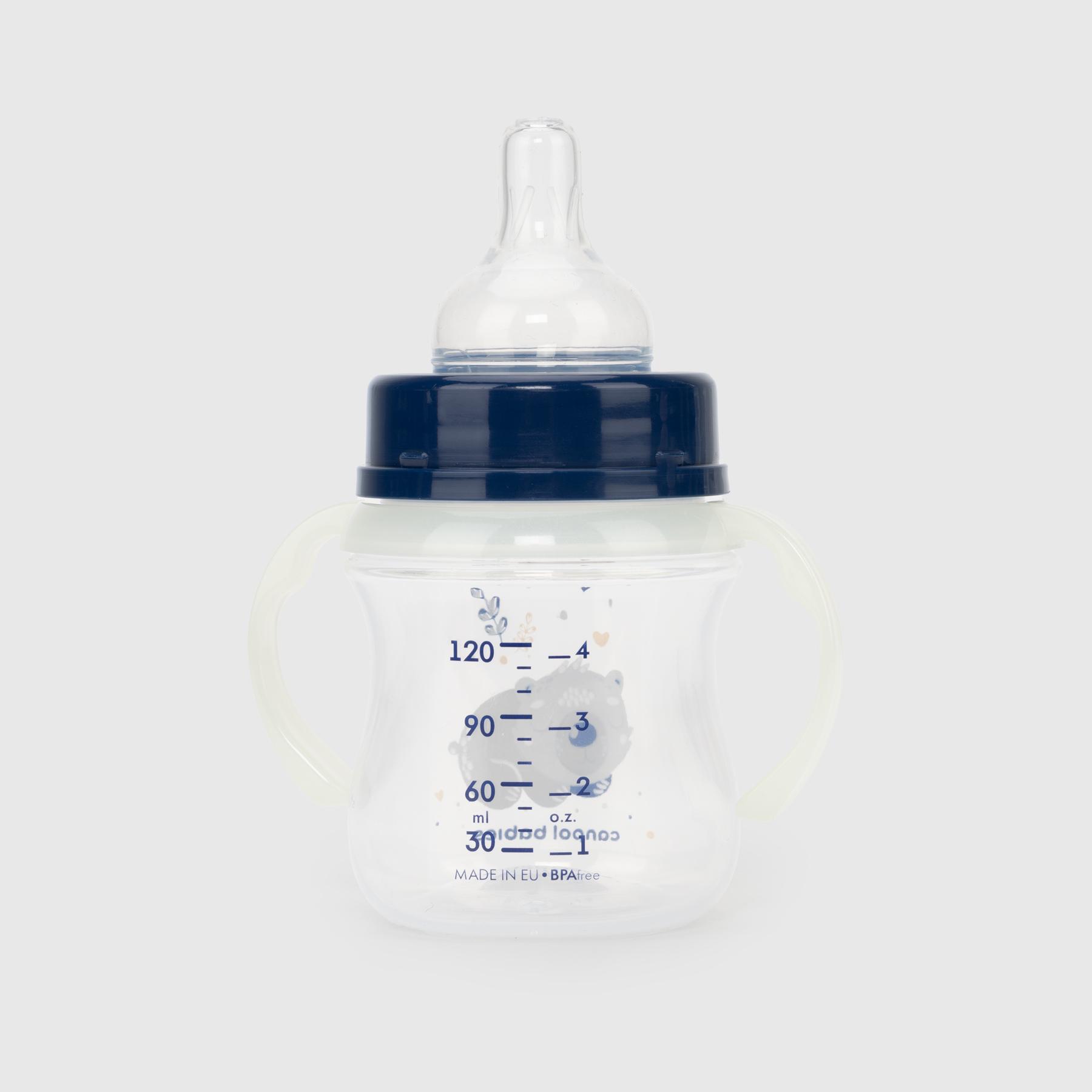 Пляшечка антиколікова Canpol Babies 35/236_blu Easystart Sleepy Koala з широким отвором 120 мл Блакитний (2000990204127) - фото 4 Пляшечка антиколікова Canpol Babies 35/236_blu Easystart Sleepy Koala з широким отвором 120 мл Блакитний (2000990204127) - фото 4