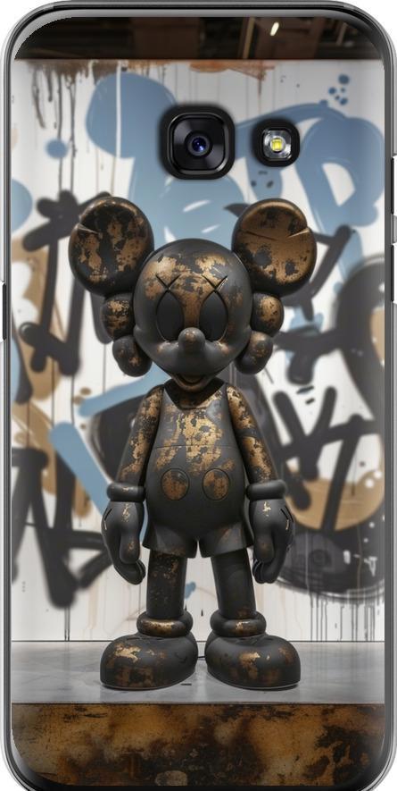 Чехол на Samsung Galaxy A3 (2017) Bronze kaws v2 (6098u-443-42517)