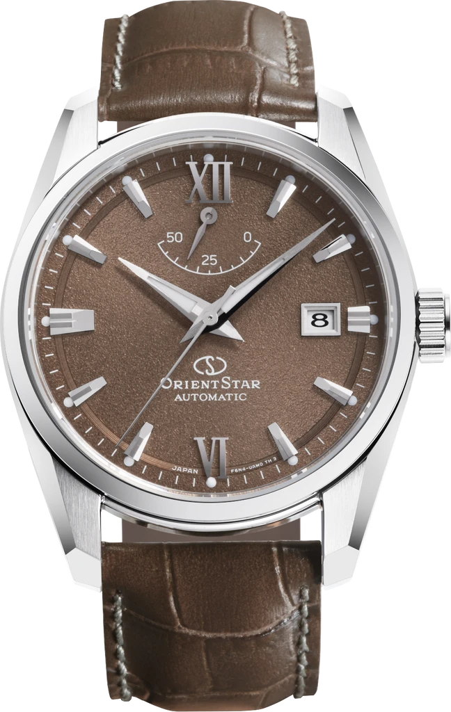 Наручные часы мужские Orient Star Contemporary Date RE-AU0113Y00B со стальным корпусом/сапфировым стеклом WR 100 м Коричневый (3124658613)