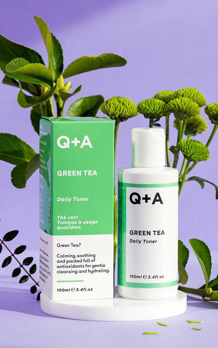 Тонер успокаивающий для лица Q+A Green Tea Daily Toner 100 мл (10375809) - фото 7