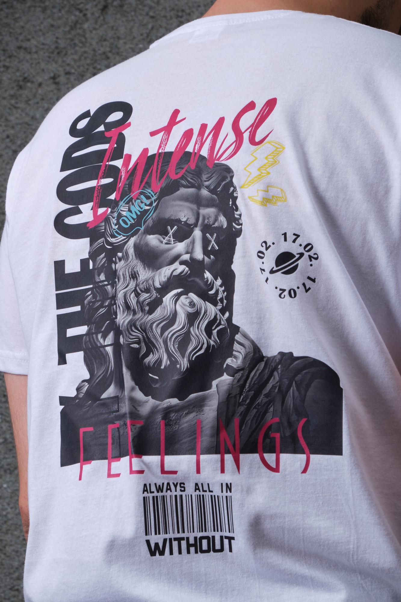 Футболка мужская оверсайз Without Feelings L/XL White (L8049300) - фото 5 Футболка мужская оверсайз Without Feelings L/XL White (L8049300) - фото 5