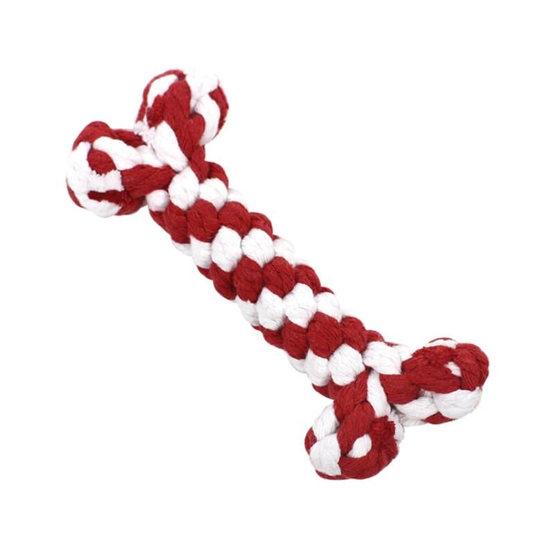 Игрушка кость веревка для собак Taotaopets 041102 Red