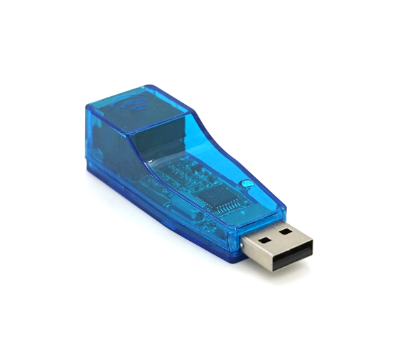 Контролер VOLTRONIC USB 2.0 to Ethernet 100 Мбіт/с Blue (FY-1026)