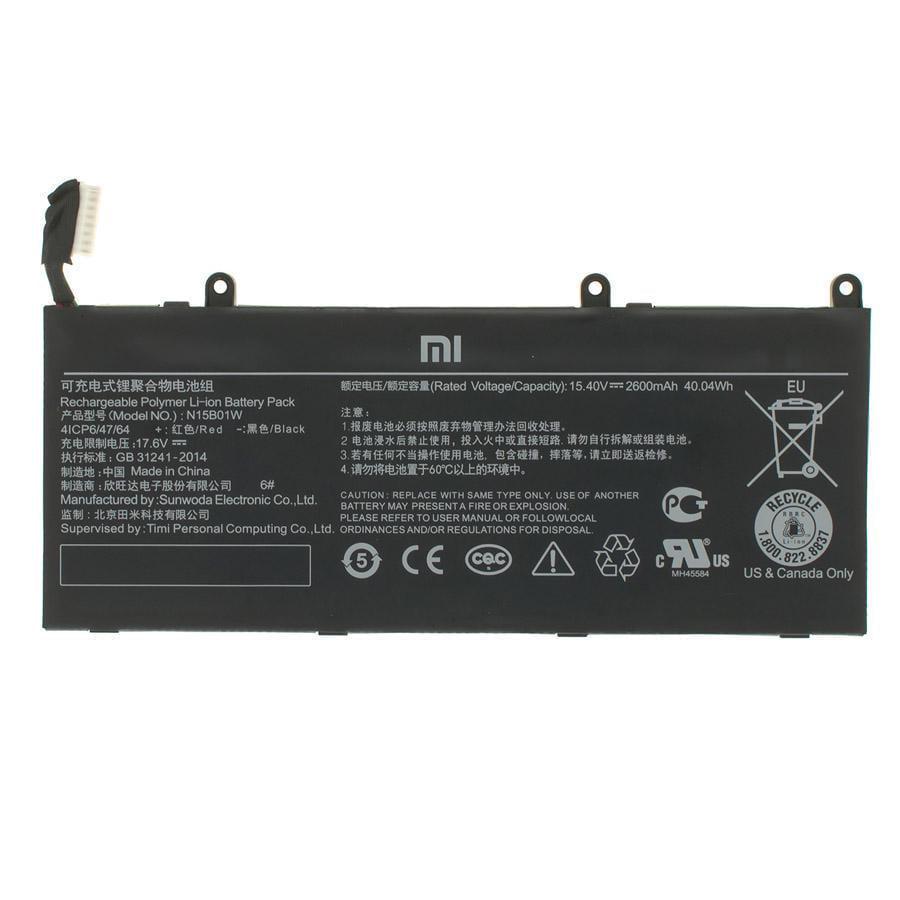 Аккумулятор для ноутбука Xiaomi Mi Notebook Lite 15.6 2600 mAh 15,4V (150577)