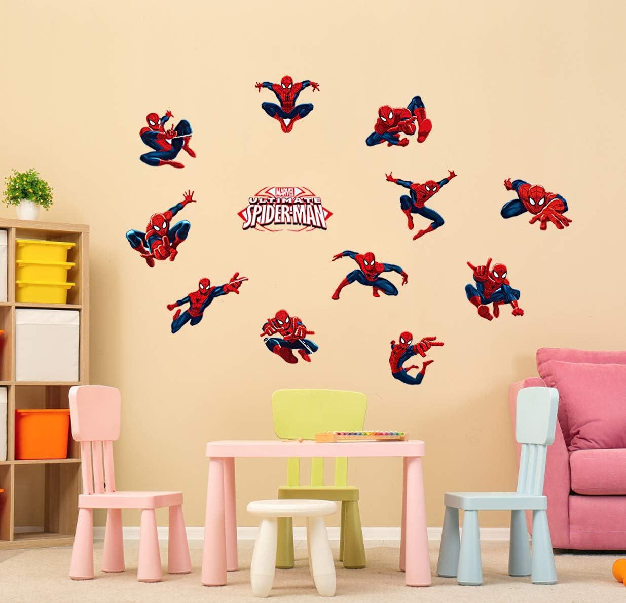 Набір вінілових наклейок Людина-Павук у дитячу кімнату для хлопчиків 30х60 см - фото 2 Набір вінілових наклейок Людина-Павук у дитячу кімнату для хлопчиків 30х60 см - фото 2