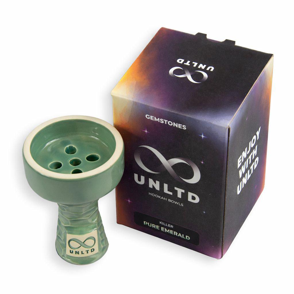 Чаша для кальяна глиняная UNLTD Killer Pure Emerald (31578029) Чаша для кальяна глиняная UNLTD Killer Pure Emerald (31578029)
