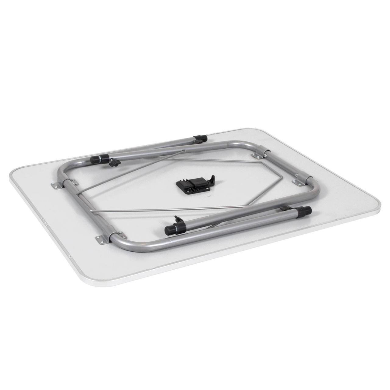 Стіл кемпінговий сталевий Bo-Camp Adjustable Height 80x60 см Сірий (27262161) - фото 2