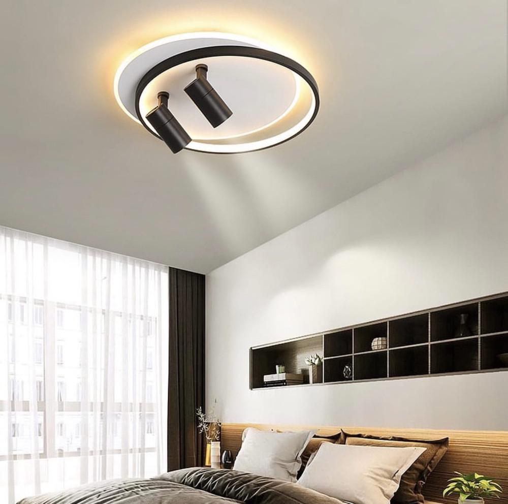 Люстра потолочная светодиодная со спотами (K 012/2+LED)