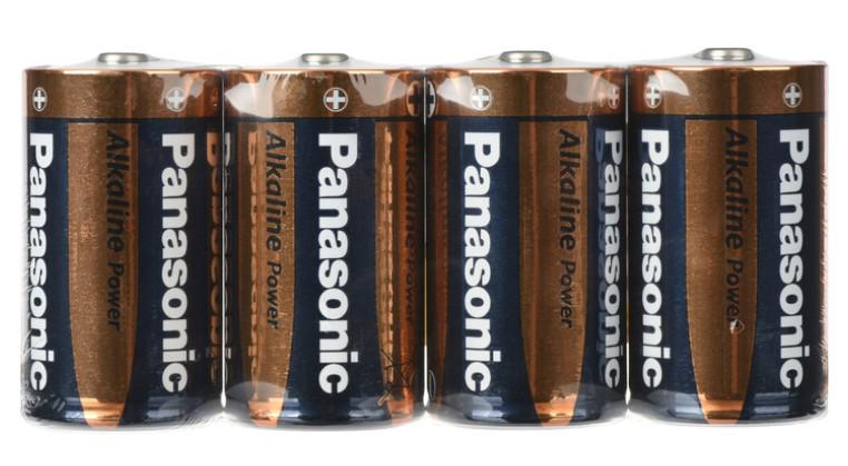 Батарейки Panasonic Alkaline Power лужні D LR20 4 шт.