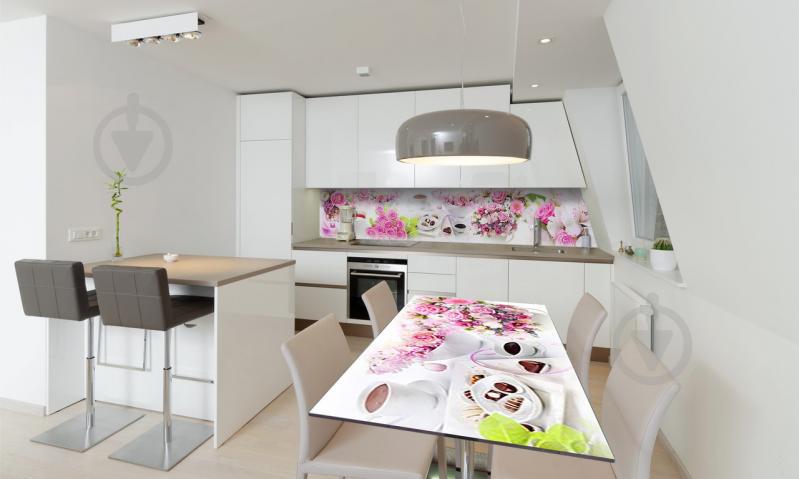 Наклейка виниловая на стол Zatarga «Цветочные букеты» 600х1200 мм Z180560st