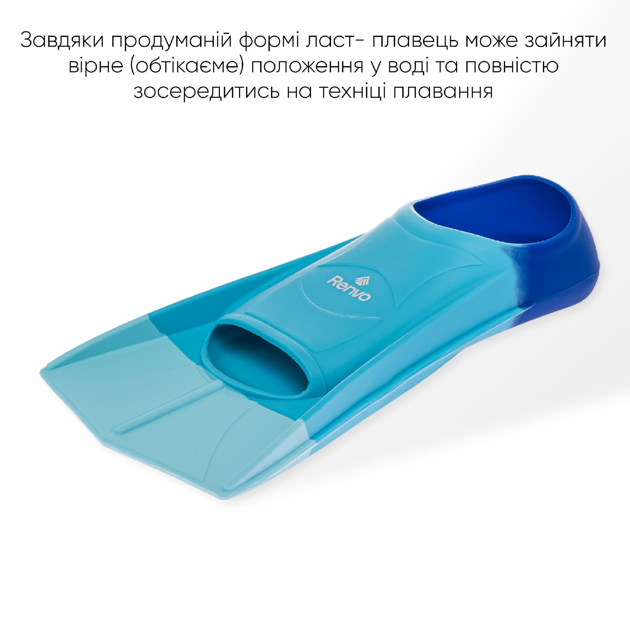 Ласты короткие для тренировки в бассейне Renvo Frio с закрытой пяткойр. 36-38 Разноцветный (SF100-06 36-38) - фото 7 Ласты короткие для тренировки в бассейне Renvo Frio с закрытой пяткойр. 36-38 Разноцветный (SF100-06 36-38) - фото 7