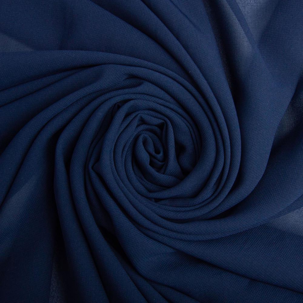 Шифон плательный Sheila Navy (25153)