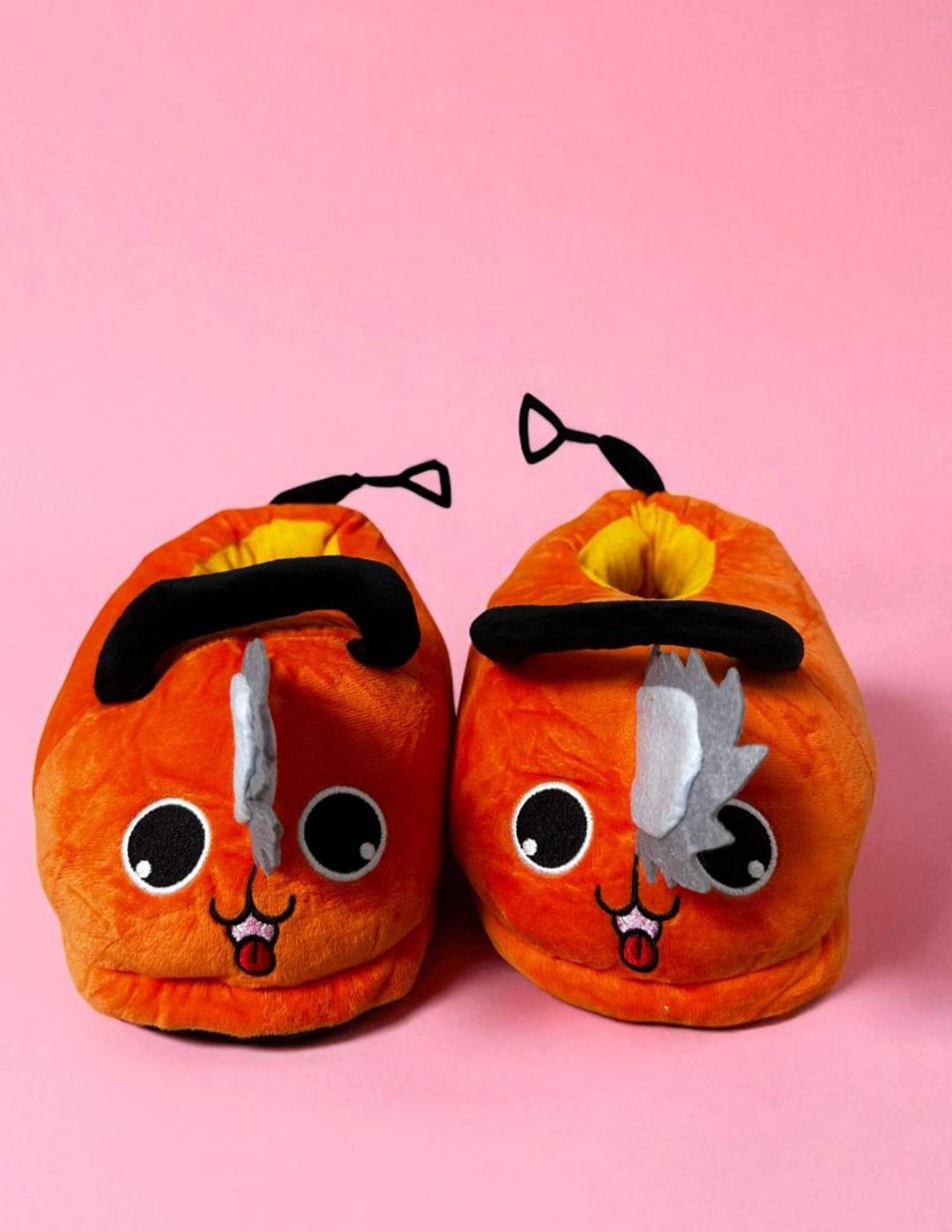 Тапочки домашние плюшевые Почита аниме р. 32-39 Оранжевый - фото 4 Тапочки домашние плюшевые Почита аниме р. 32-39 Оранжевый - фото 4