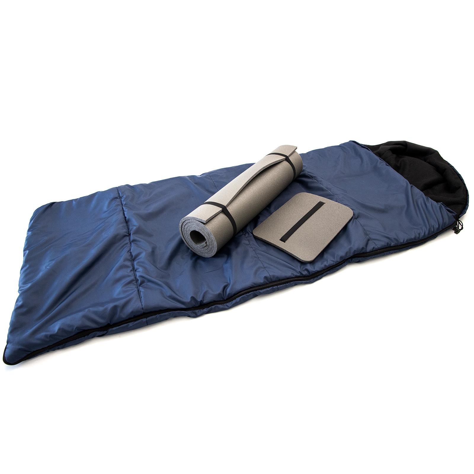 Спальный мешок OSPORT Осень Medium Plus с ковриком и сидушкой Синий (n-0029) - фото 3 Спальный мешок OSPORT Осень Medium Plus с ковриком и сидушкой Синий (n-0029) - фото 3