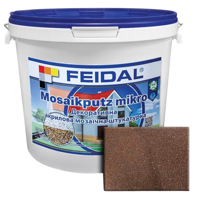 Штукатурка декоративна акрилова мозаїчна Feidal Mosaikputz mikro M10 15 кг (1886455842)