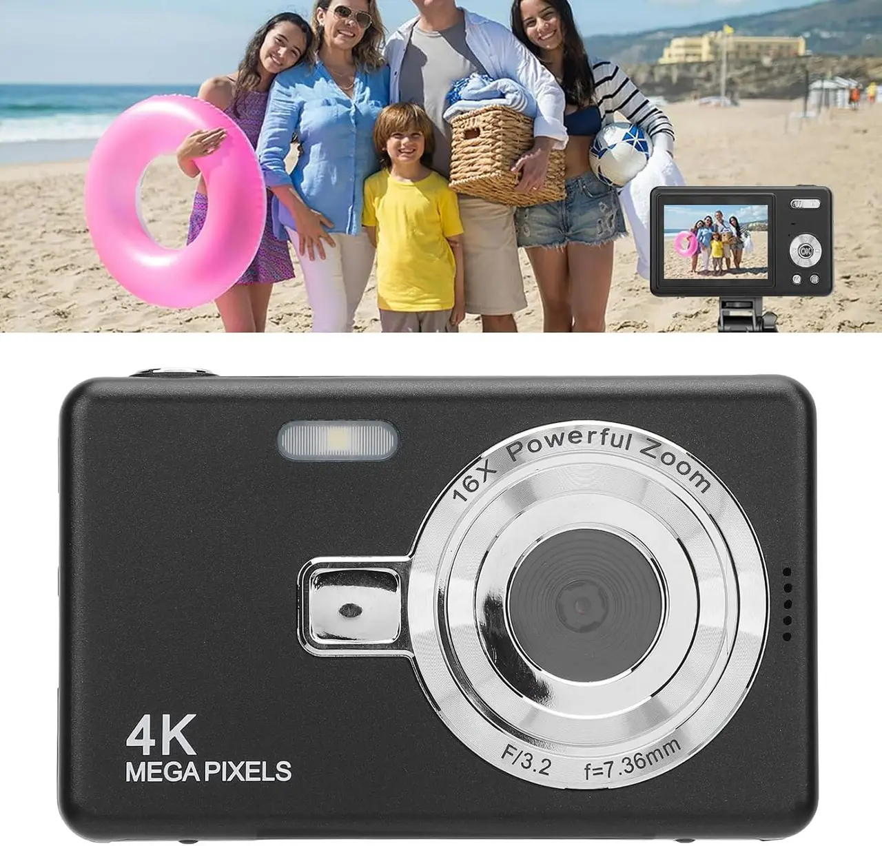 Камера цифрова 4K 2,4" з акумулятором - фото 8 Камера цифрова 4K 2,4" з акумулятором - фото 8