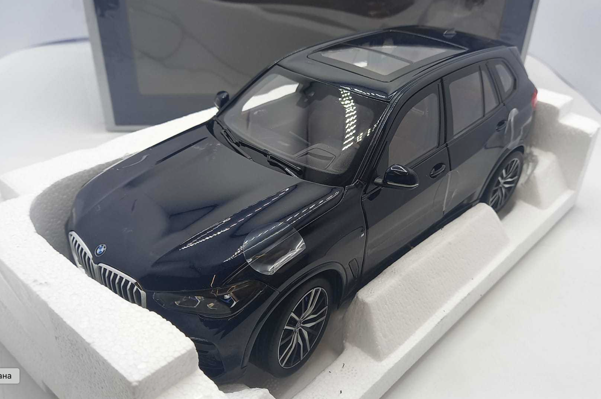 ᐉ Модель автомобіля Norev 1:18 BMW X5 G05 xDrive 40i Dark Blue