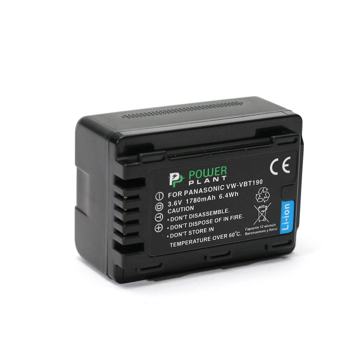 Аккумулятор Power Panasonic VW-VBT190 1780mAh