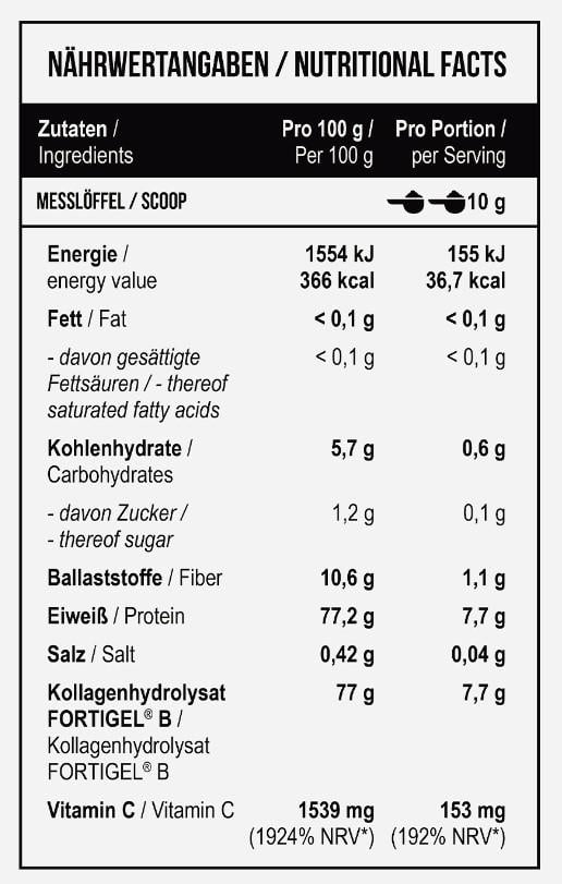 Пептиды коллагена с Витамином С MST Collagen Peptides Fortigel plus Vitamin C Апельсин 500 г - фото 4 Пептиды коллагена с Витамином С MST Collagen Peptides Fortigel plus Vitamin C Апельсин 500 г - фото 4