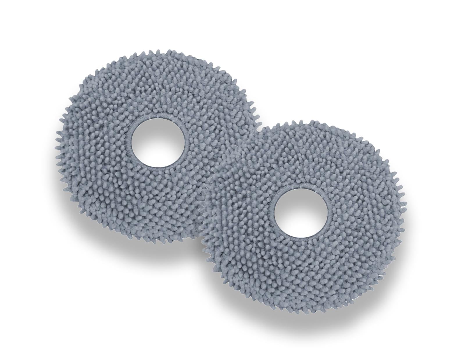 Комплект из 2 круглых моющих салфеток для робота-пылесоса Roborock Saros 10R/G20S Ultra/Roborock S9 MaxV Slim