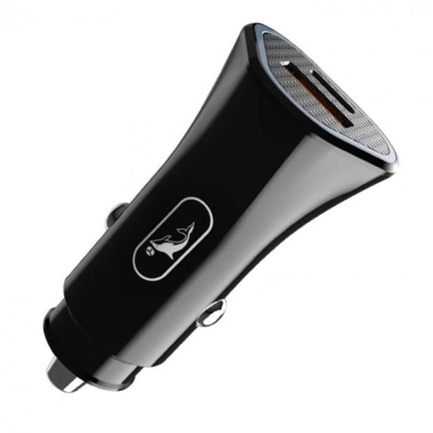 Зарядное устройство для SkyDolphin SZ16 18 Вт PD QC 3.0 2xUSB Black (AZP-000090)