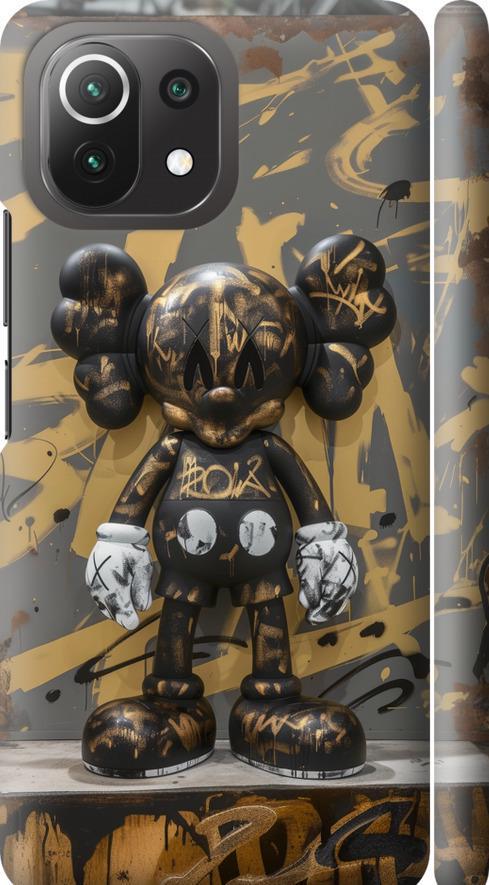 Чехол на Xiaomi Mi 11 Lite Bronze kaws (6097m-2281-42517)