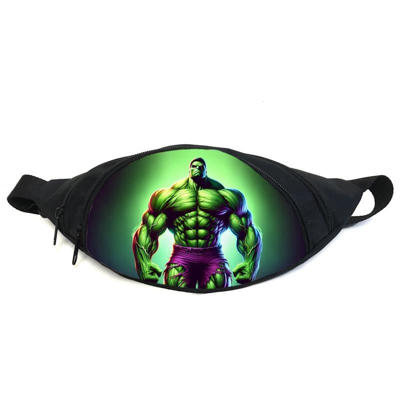 Поясная сумка-бананка Cappuccino Toys Халк Марвел GB-Hulk 03 Черный (2399980104) Поясная сумка-бананка Cappuccino Toys Халк Марвел GB-Hulk 03 Черный (2399980104)