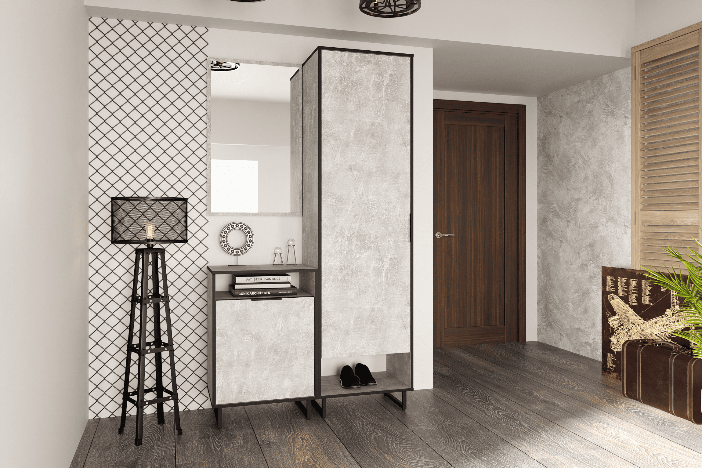 Зеркало Moreli для гостиной F-0002 550x900 Бетон (F-0002-beton) Зеркало Moreli для гостиной F-0002 550x900 Бетон (F-0002-beton)