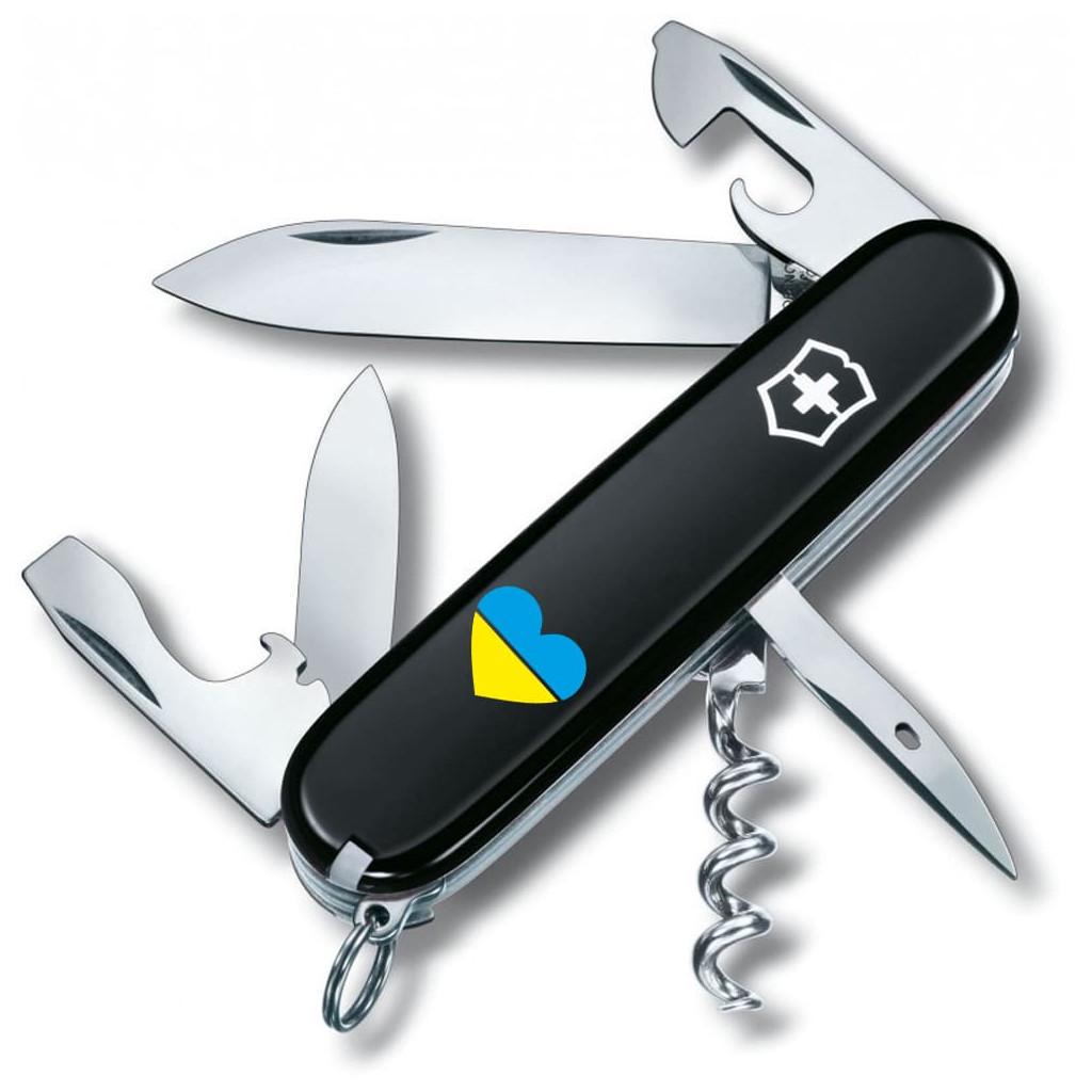 Нож складной Victorinox Сердце Spartan Ukraine Black Желто-Голубое (m347845)