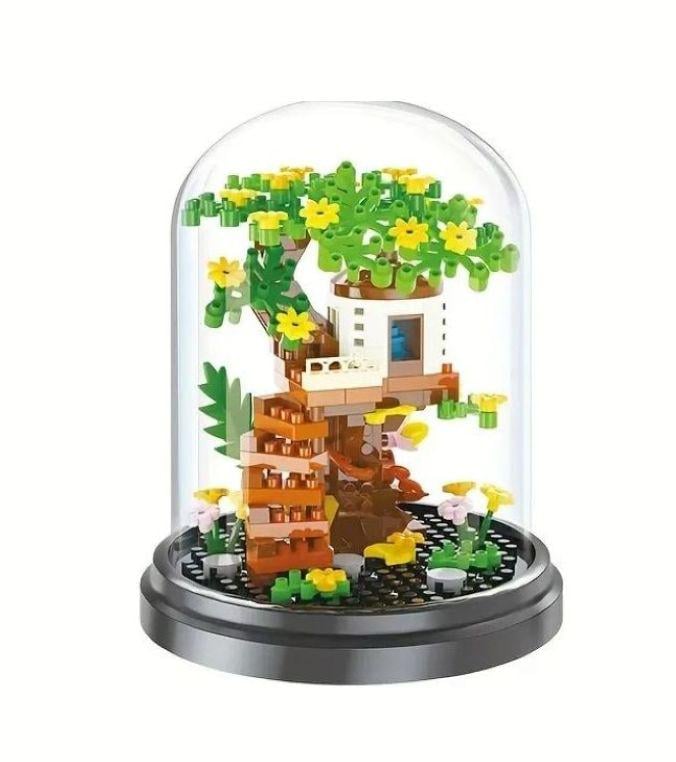 Конструктор в колбе Лето с деревом на 242 деталей (617)