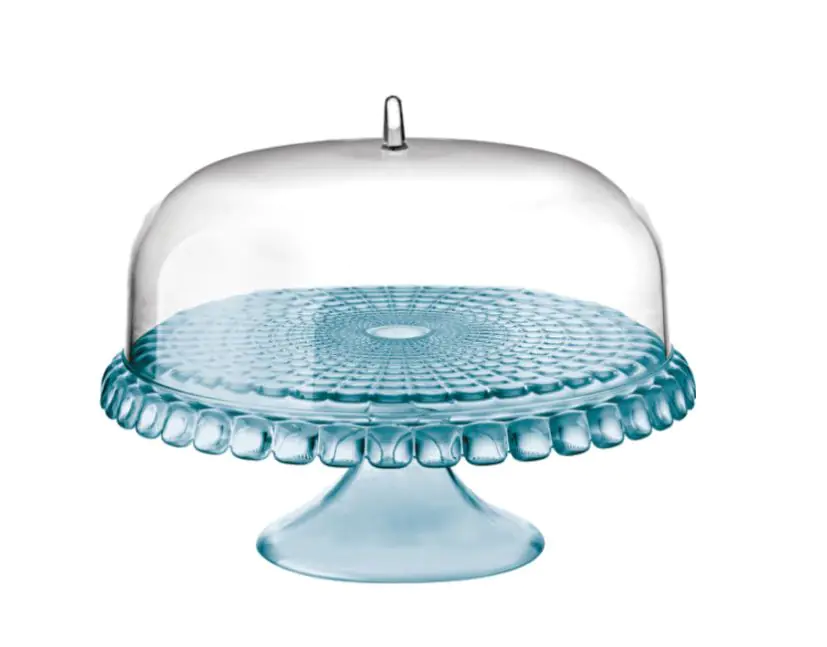 Тортовщица Guzzini Tiffany с крышкой пластиковая 36 см Голубой (173-135-19940081)