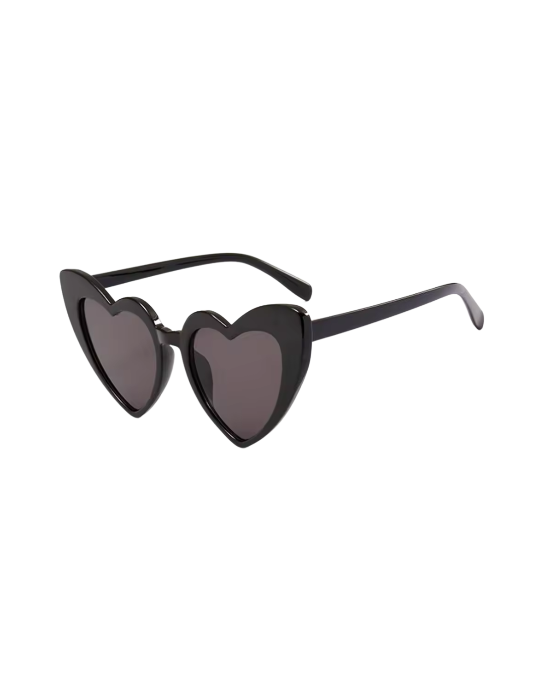 Солнцезащитные очки в форме сердца Черный