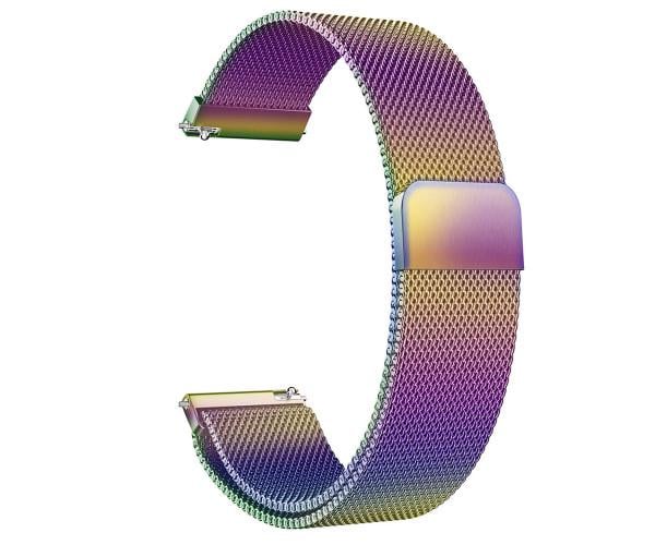 Ремешок Milanese Magnetic для смарт-часов Huawei Watch 5 42 мм с магнитной застежкой 18 мм Разноцветный