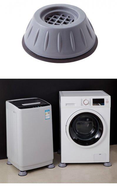 Антивибрационные подставки для стиральной машины 10х3,5 см 4 шт. Серый (9589307) - фото 11 Антивибрационные подставки для стиральной машины 10х3,5 см 4 шт. Серый (9589307) - фото 11