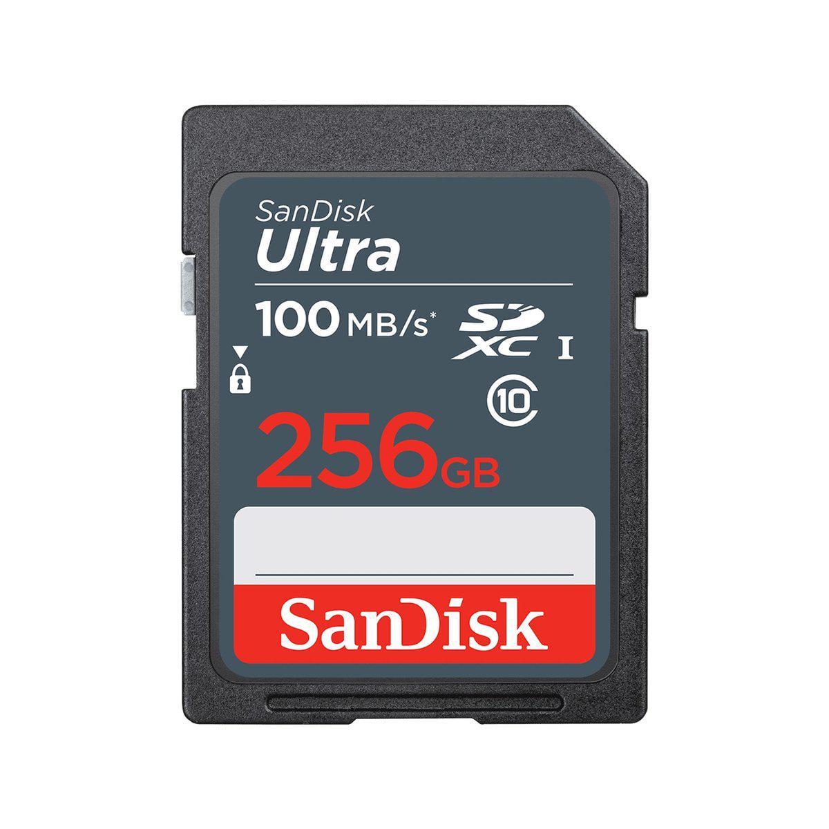 Карта памяти SDHC SanDisk Ultra 256 Gb class 10 100 Mb/s