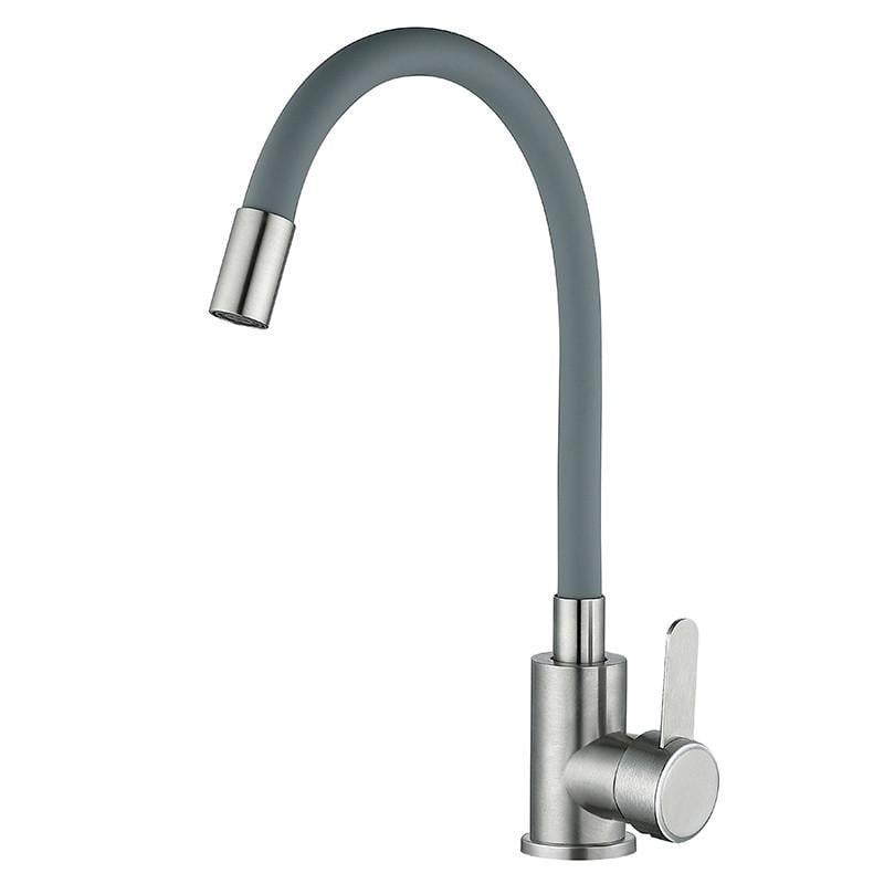 Змішувач для кухні MIXXUS FAN-011 REFL.GRAY SUS304 Сірий (MI6106)