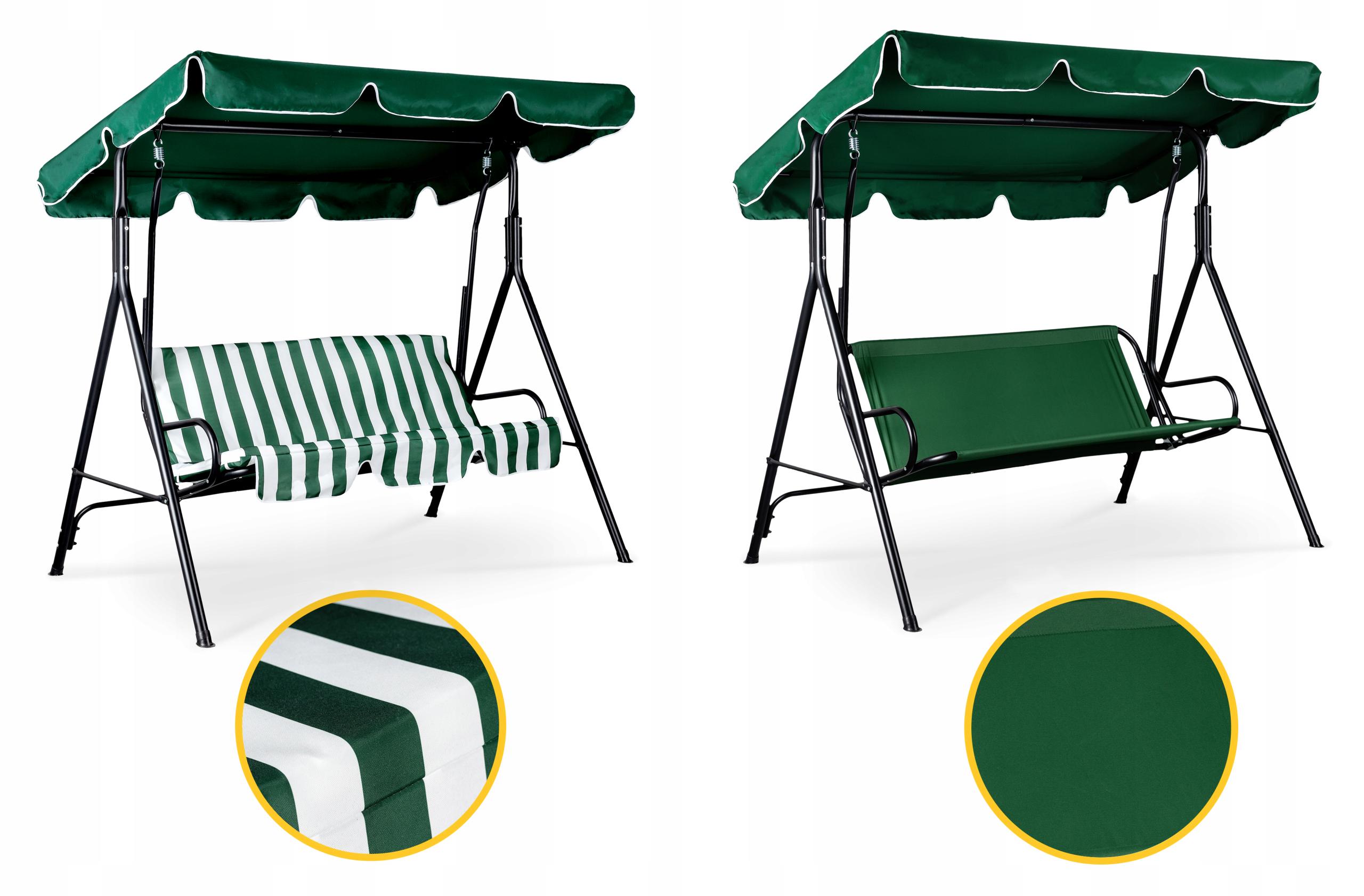 Садовая качеля на 3 человека Зеленый - фото 9 Садовая качеля на 3 человека Зеленый - фото 9