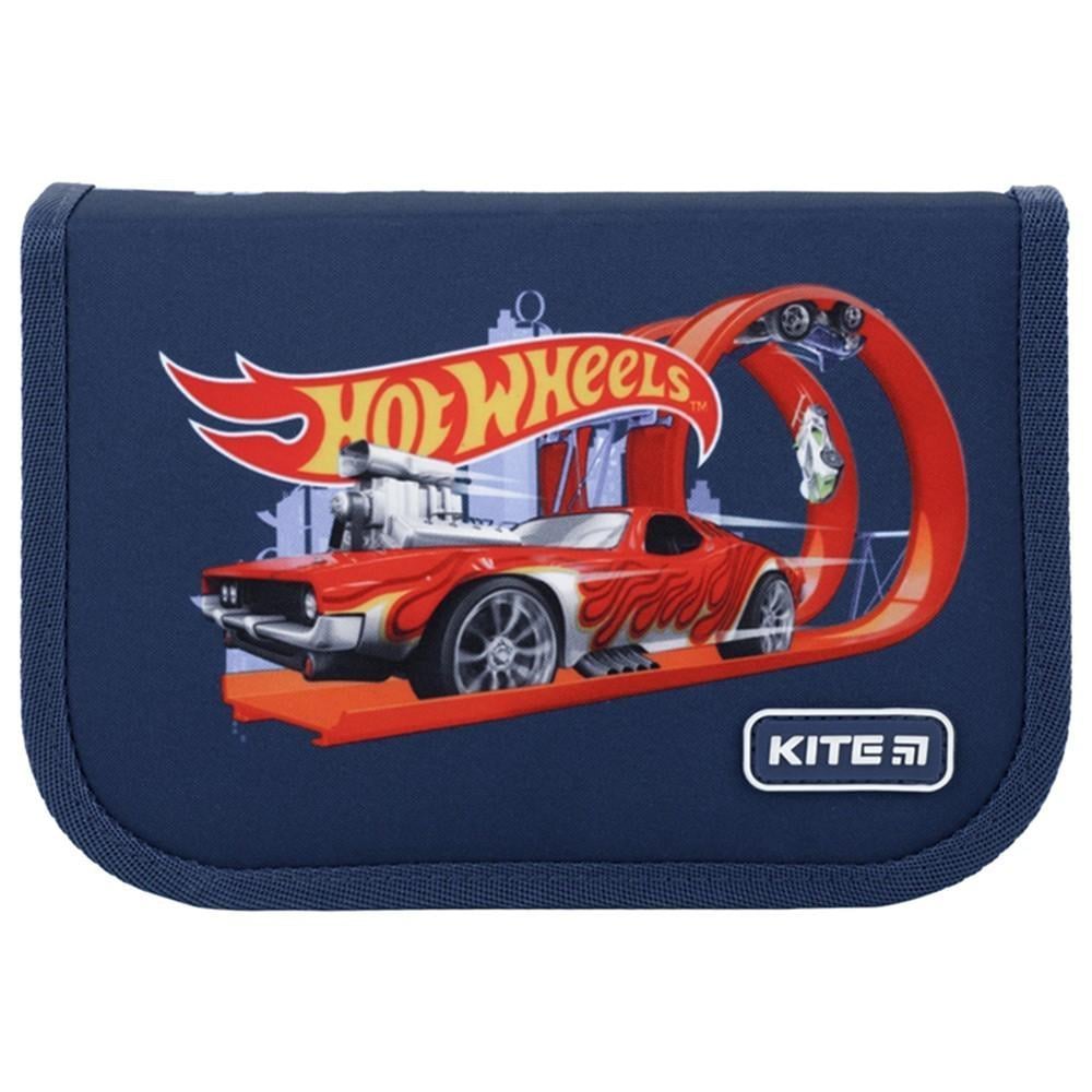 Пенал с наполнением KITE Hot Wheels 1 отделение (HW22-622H)