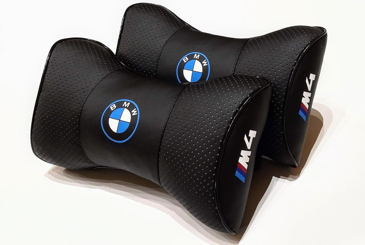 Подушка на подголовник авто BMW 2 шт. (00916)