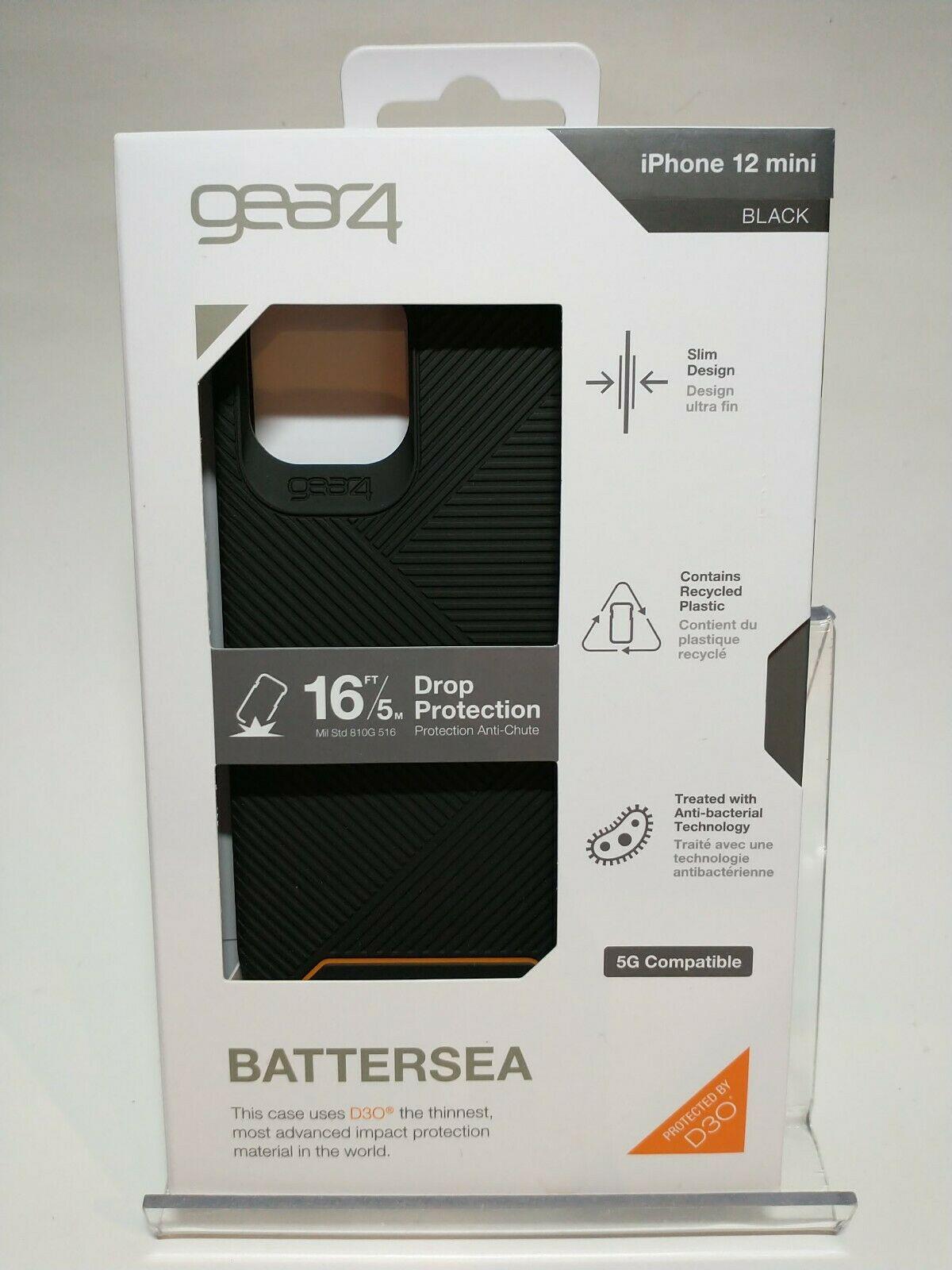 Противоударный чехол Gear4 Battersea D3O для Iphone 12 Mini (5.4") Black - фото 3