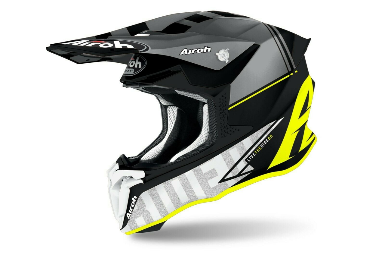 Мотошолом кросовий Airoh Twist 2.0 Tech Yellow Matt (AI34A13TW2WLC)